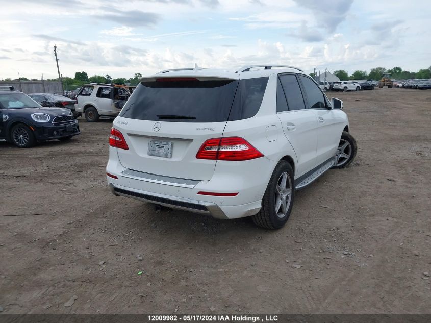 2014 Mercedes-Benz Ml-Class VIN: 4JGDA2EB1EA382380 Lot: 12009982