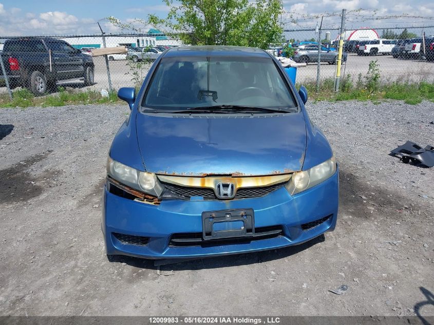 2009 Honda Civic Sdn VIN: 2HGFA166X9H024759 Lot: 12009983