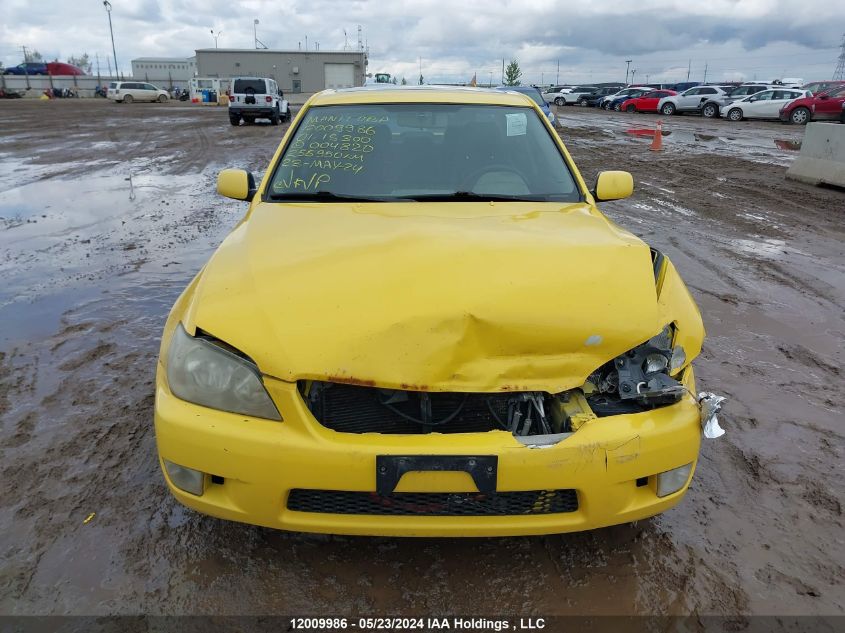 2001 Lexus Is 300 300 VIN: JTHBD182010004820 Lot: 12009986