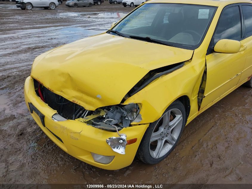 2001 Lexus Is 300 300 VIN: JTHBD182010004820 Lot: 12009986