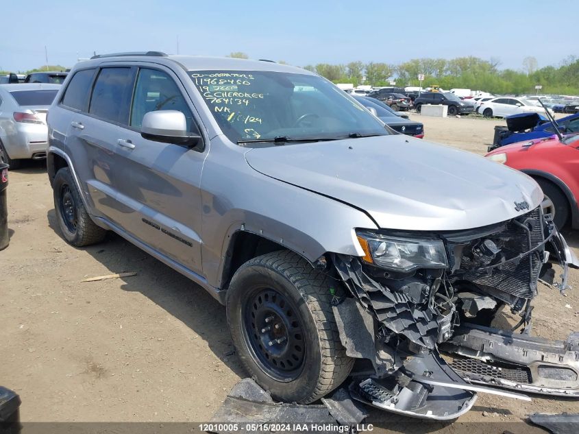 2019 Jeep Grand Cherokee Laredo VIN: 1C4RJFAG8KC764134 Lot: 12010005