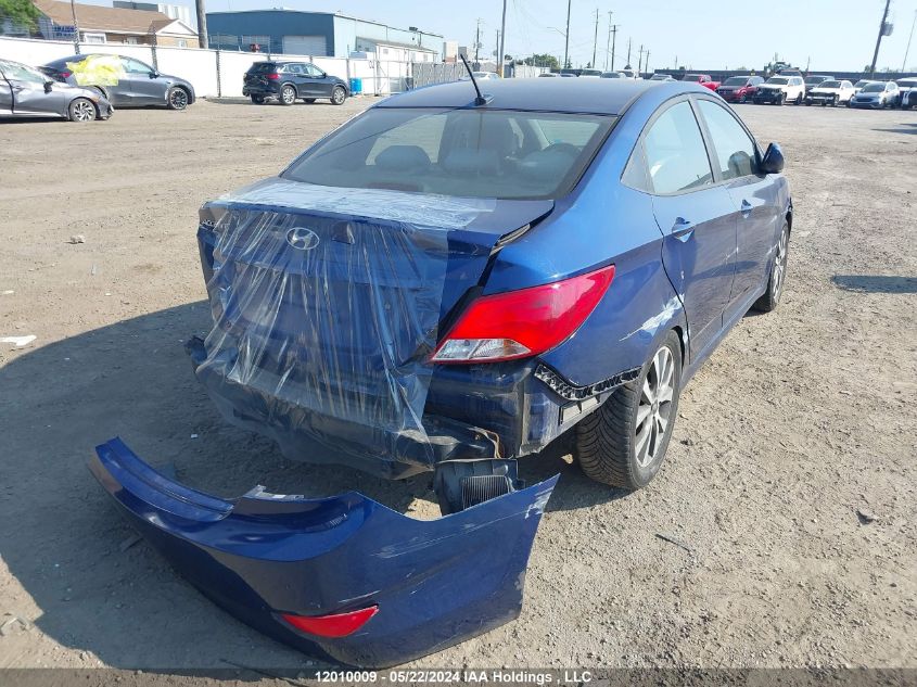 2017 Hyundai Accent Se VIN: KMHCT4AE4HU184591 Lot: 12010009