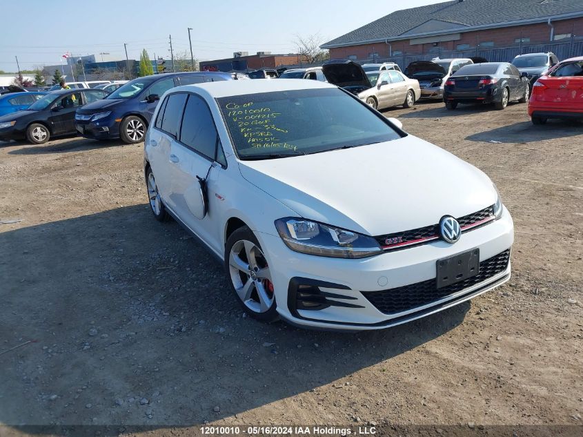 2020 Volkswagen Golf Gti VIN: 3VW5T7AU9LM004215 Lot: 12010010