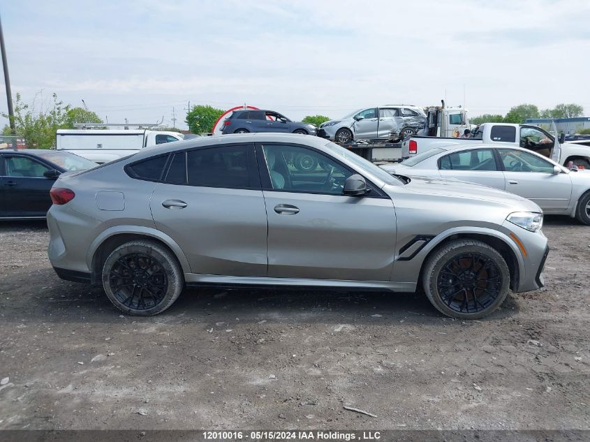 2022 BMW X6 M/M Competition VIN: 5YMCY0C06N9K70250 Lot: 12010016