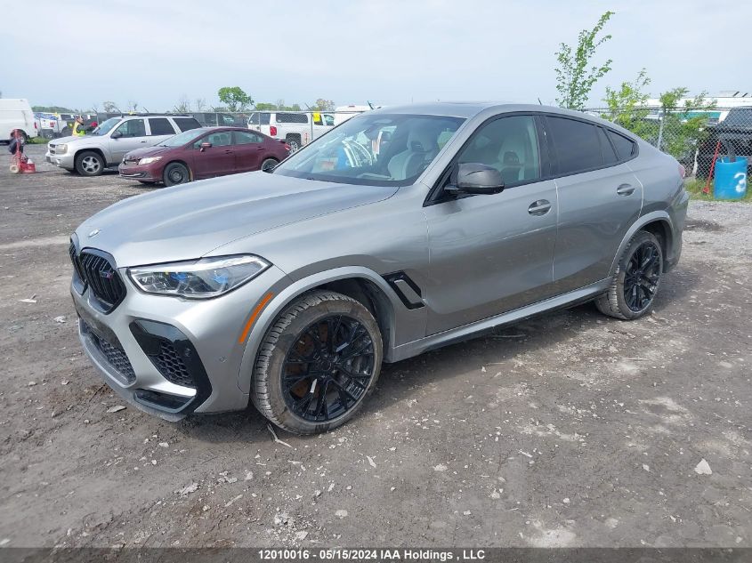 2022 BMW X6 M/M Competition VIN: 5YMCY0C06N9K70250 Lot: 12010016