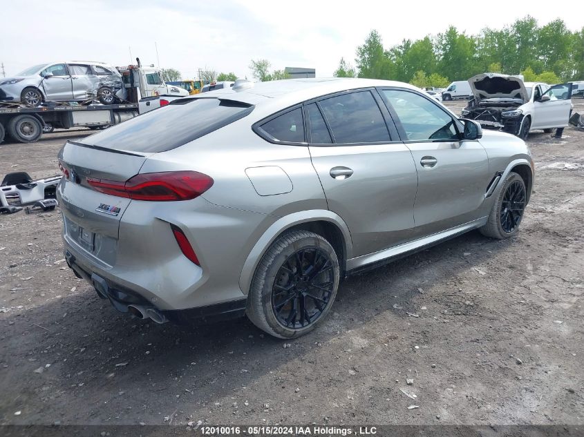 2022 BMW X6 M/M Competition VIN: 5YMCY0C06N9K70250 Lot: 12010016