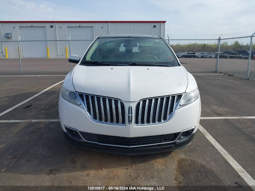 2011 Lincoln Mkx VIN: 2LMDJ8JK5BBJ20021 Lot: 12010017