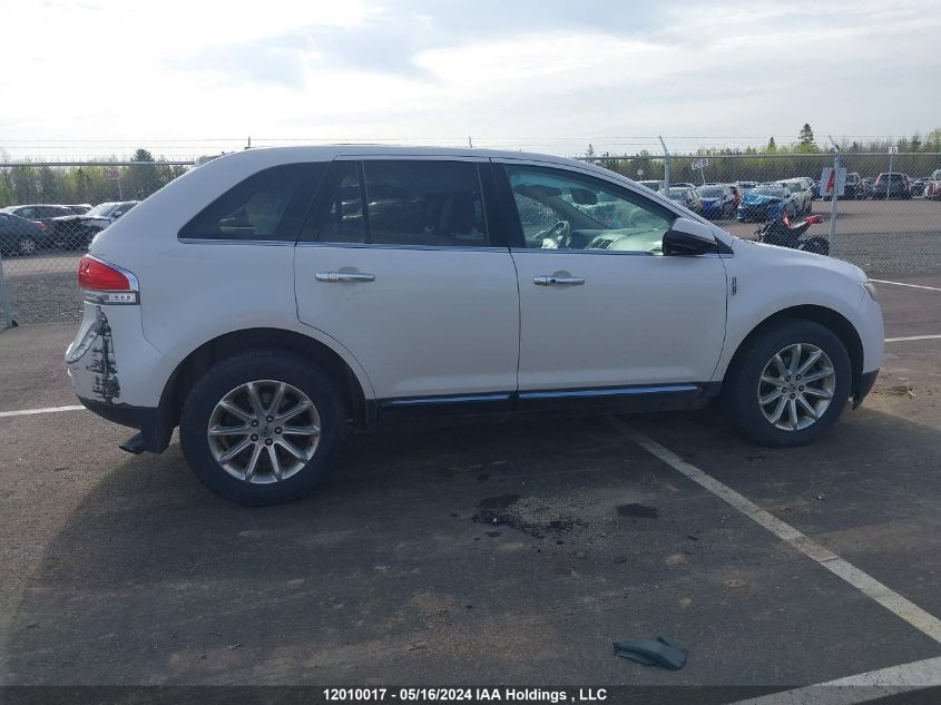 2011 Lincoln Mkx VIN: 2LMDJ8JK5BBJ20021 Lot: 12010017