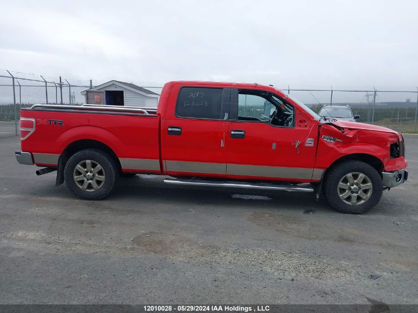 2013 Ford F-150 Xlt VIN: 1FTFW1EF7DFA76300 Lot: 12010028