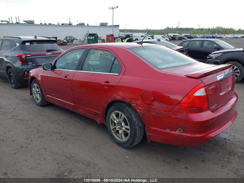 2010 Ford Fusion Sel VIN: 3FAHP0JA1AR329996 Lot: 12010056