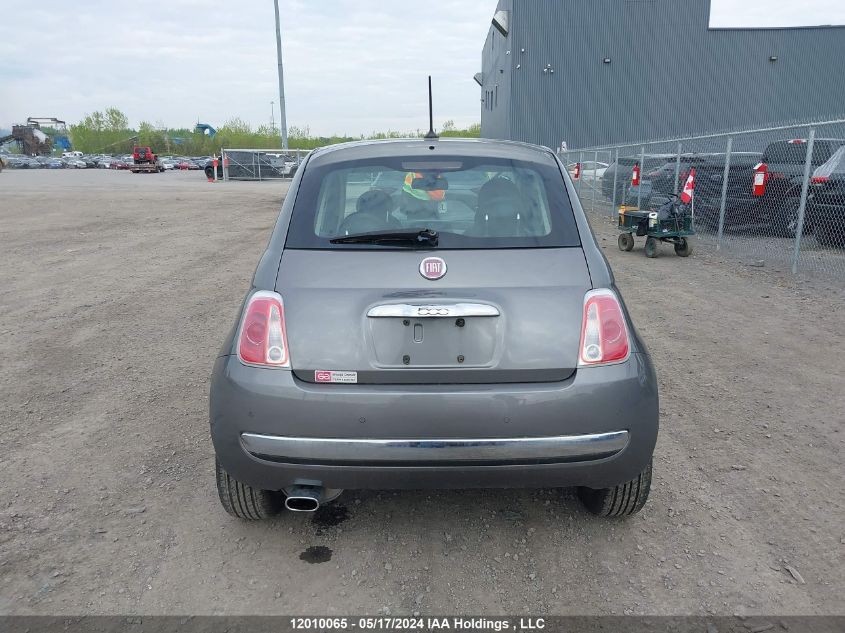 2012 Fiat 500 Lounge VIN: 3C3CFFCR5CT121045 Lot: 12010065