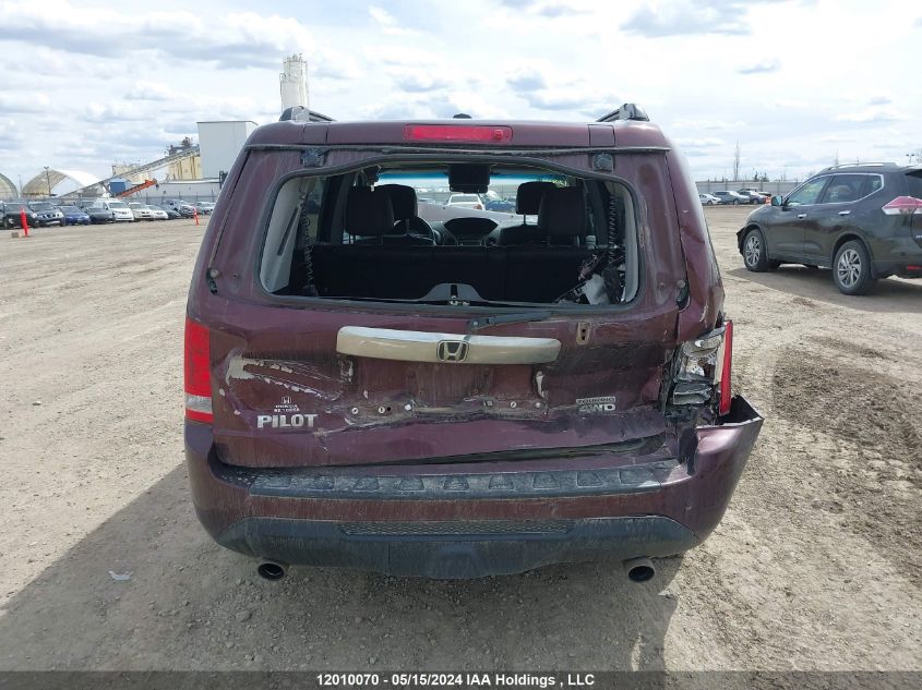 2013 Honda Pilot VIN: 5FNYF4H99DB506025 Lot: 12010070