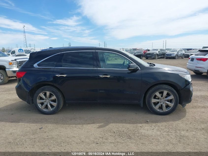 2016 Acura Mdx VIN: 5FRYD4H89GB501083 Lot: 12010076