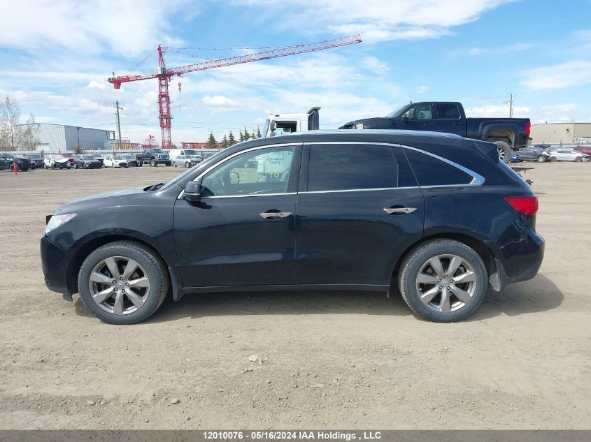 2016 Acura Mdx VIN: 5FRYD4H89GB501083 Lot: 12010076