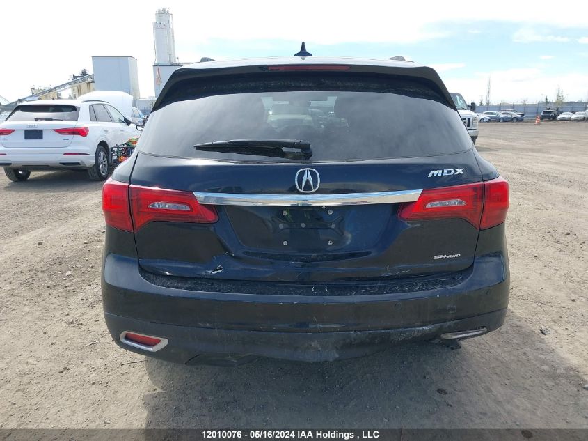 2016 Acura Mdx VIN: 5FRYD4H89GB501083 Lot: 12010076