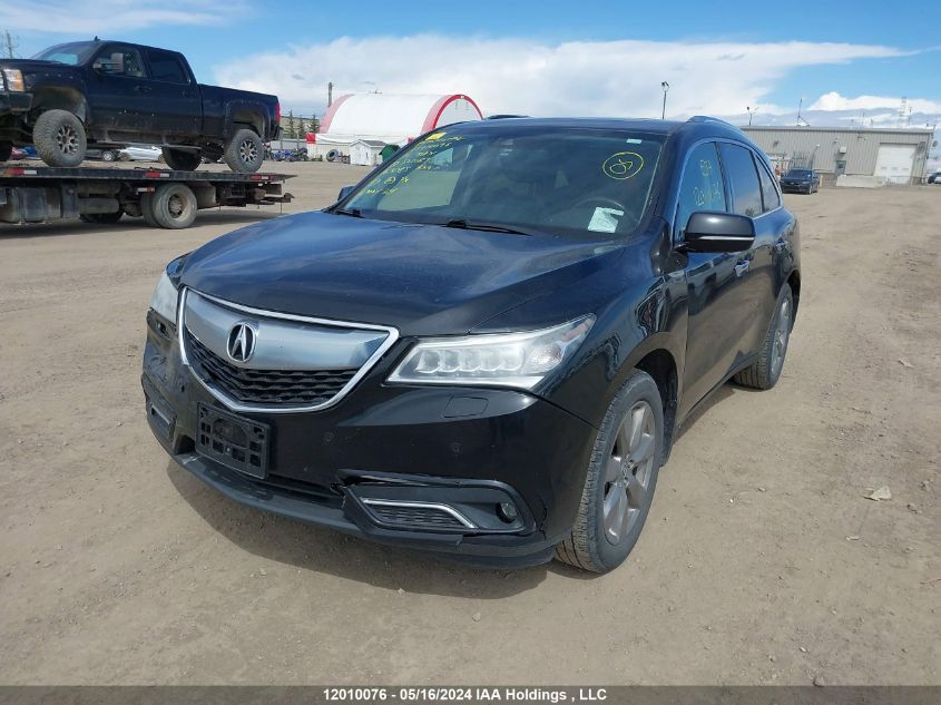 2016 Acura Mdx VIN: 5FRYD4H89GB501083 Lot: 12010076