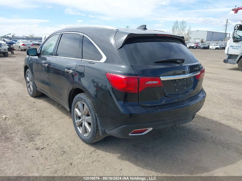 2016 Acura Mdx VIN: 5FRYD4H89GB501083 Lot: 12010076