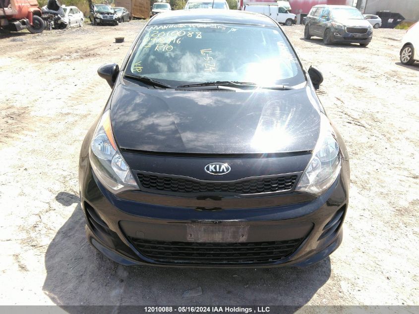 2017 Kia Rio Lx VIN: KNADM5A33H6048416 Lot: 12010088