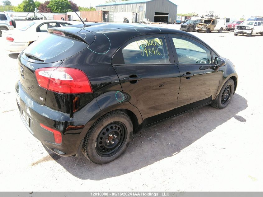 2017 Kia Rio Lx VIN: KNADM5A33H6048416 Lot: 12010088