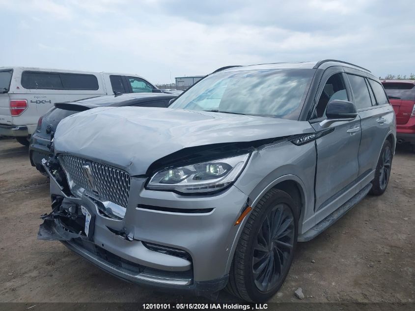 2023 Lincoln Aviator Reserve VIN: 5LM5J7XC4PGL02025 Lot: 12010101