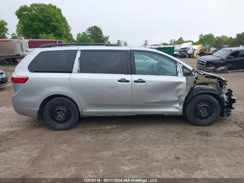 2020 Toyota Sienna Ce 7-Passenger VIN: 5TDZZ3DC1LS063340 Lot: 12010116