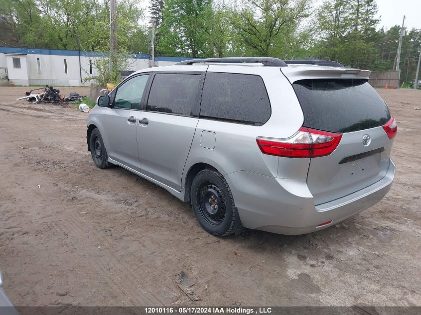 2020 Toyota Sienna Ce 7-Passenger VIN: 5TDZZ3DC1LS063340 Lot: 12010116