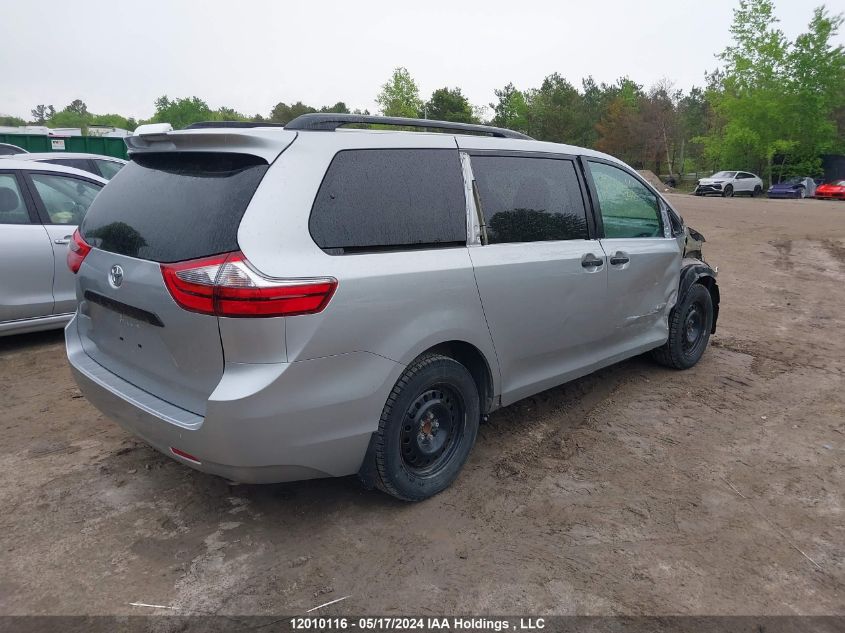 2020 Toyota Sienna Ce 7-Passenger VIN: 5TDZZ3DC1LS063340 Lot: 12010116