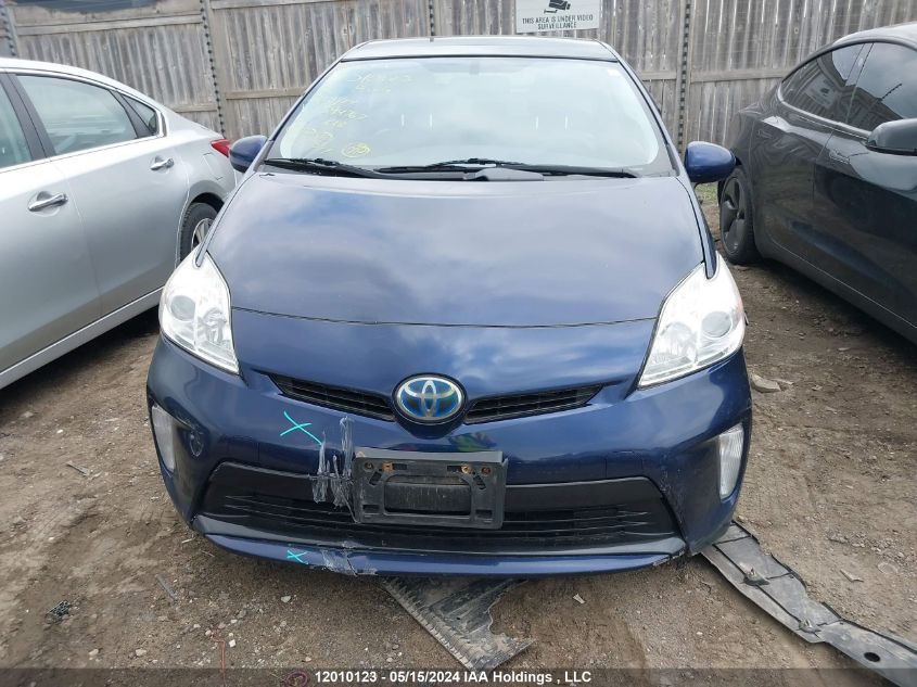 2012 Toyota Prius VIN: JTDKN3DU6C1544767 Lot: 12010123