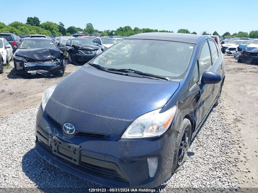 2012 Toyota Prius VIN: JTDKN3DU6C1544767 Lot: 12010123