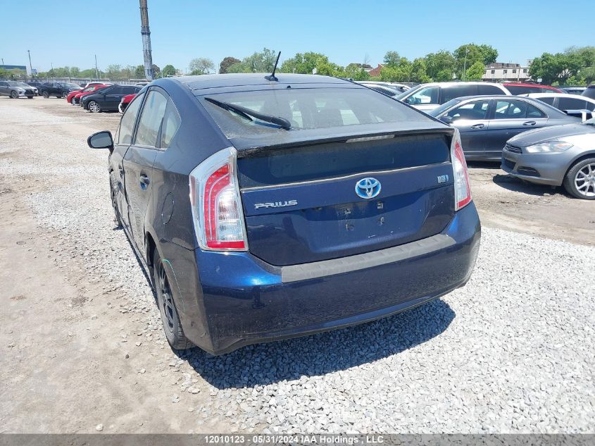 2012 Toyota Prius VIN: JTDKN3DU6C1544767 Lot: 12010123