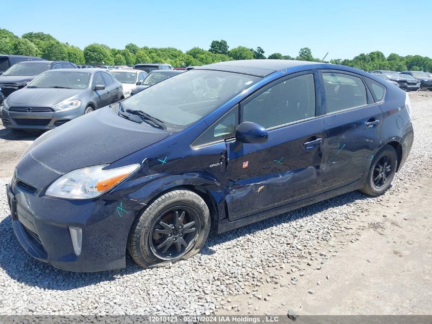 2012 Toyota Prius VIN: JTDKN3DU6C1544767 Lot: 12010123