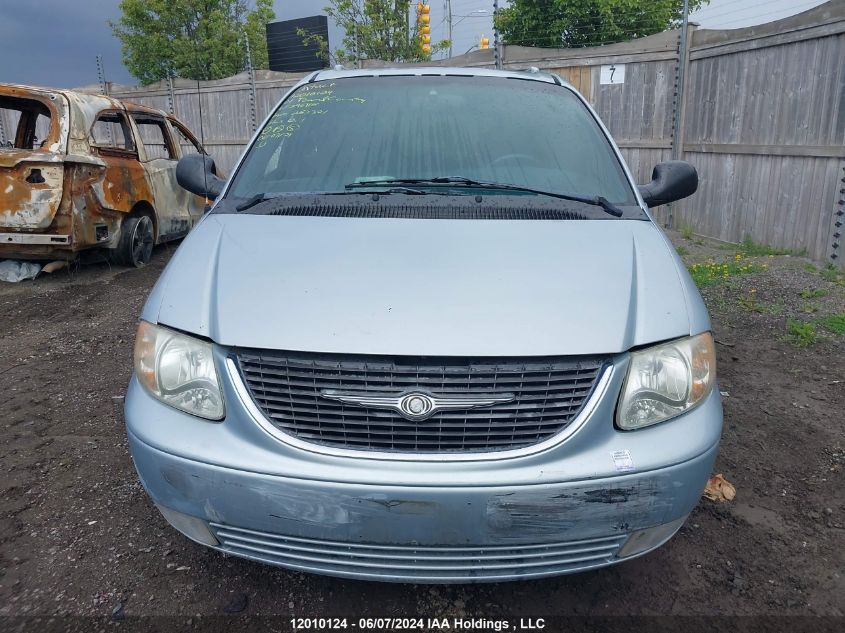 2001 Chrysler Town & Country VIN: 2C8GP64L61R296116 Lot: 12010124