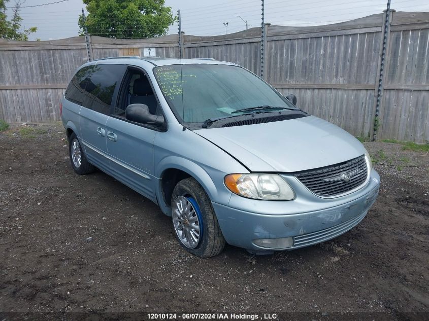 2001 Chrysler Town & Country VIN: 2C8GP64L61R296116 Lot: 12010124