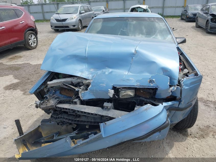 1989 Pontiac Sunbird Se VIN: 1G2JD11K0K7633014 Lot: 12010127