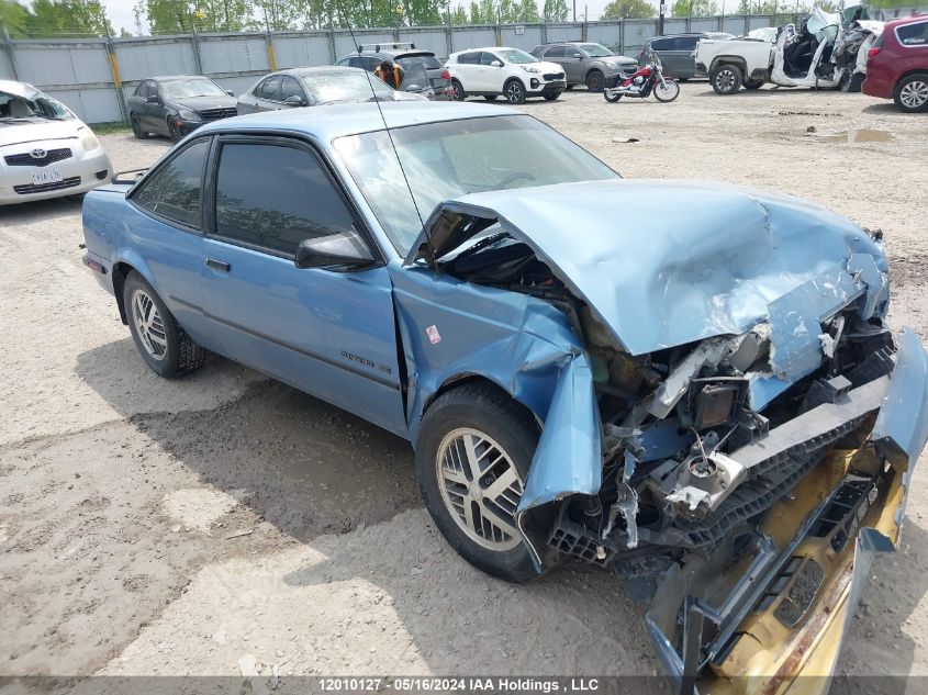 1989 Pontiac Sunbird Se VIN: 1G2JD11K0K7633014 Lot: 12010127