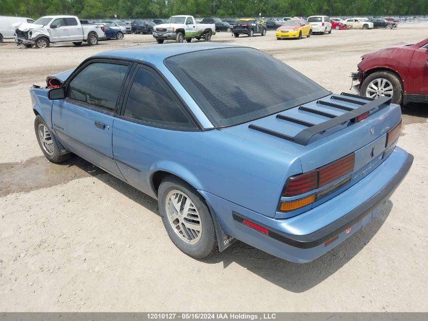 1989 Pontiac Sunbird Se VIN: 1G2JD11K0K7633014 Lot: 12010127