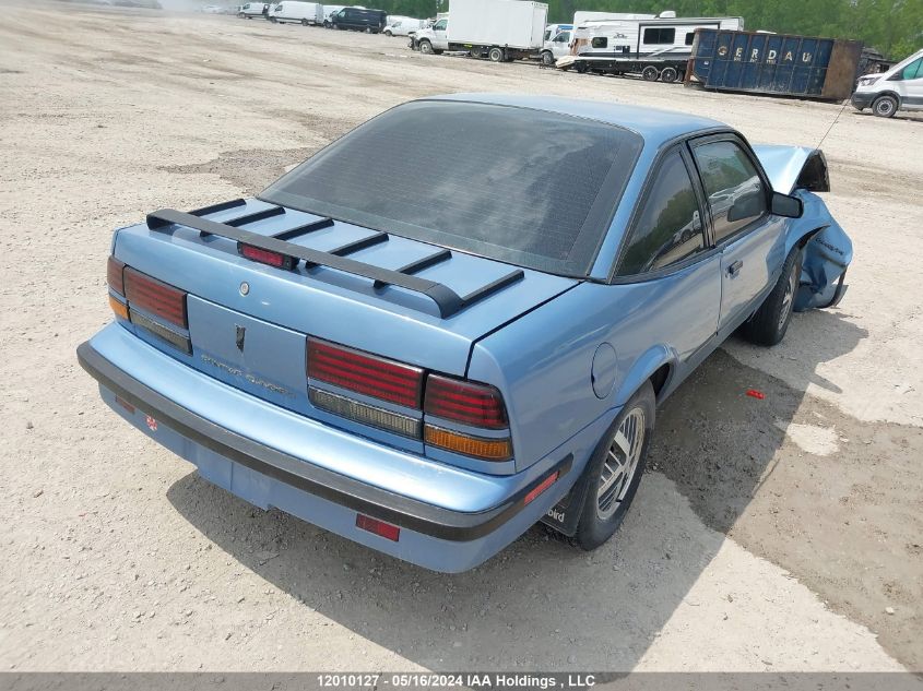 1989 Pontiac Sunbird Se VIN: 1G2JD11K0K7633014 Lot: 12010127