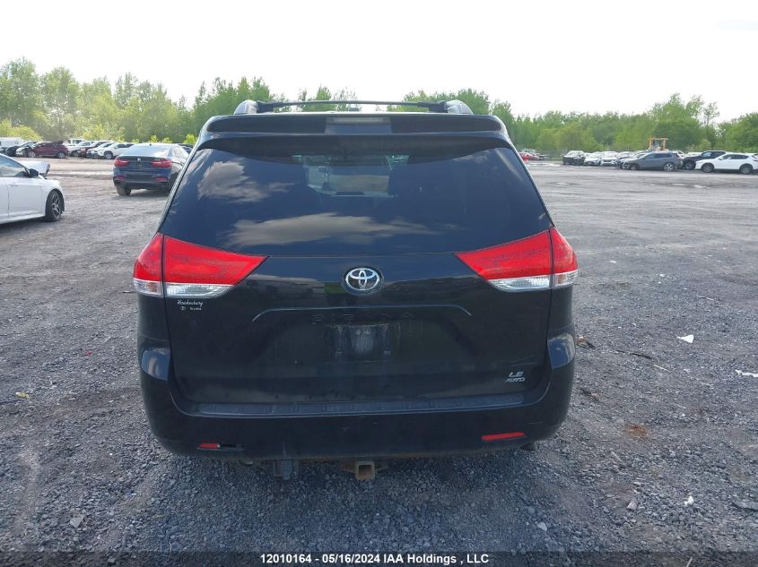 2013 Toyota Sienna Le 7 Passenger VIN: 5TDJK3DC3DS062354 Lot: 12010164