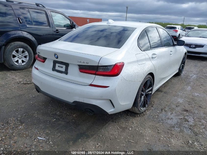 2021 BMW 3 Series VIN: 3MW5R7J00M8C09637 Lot: 12010165