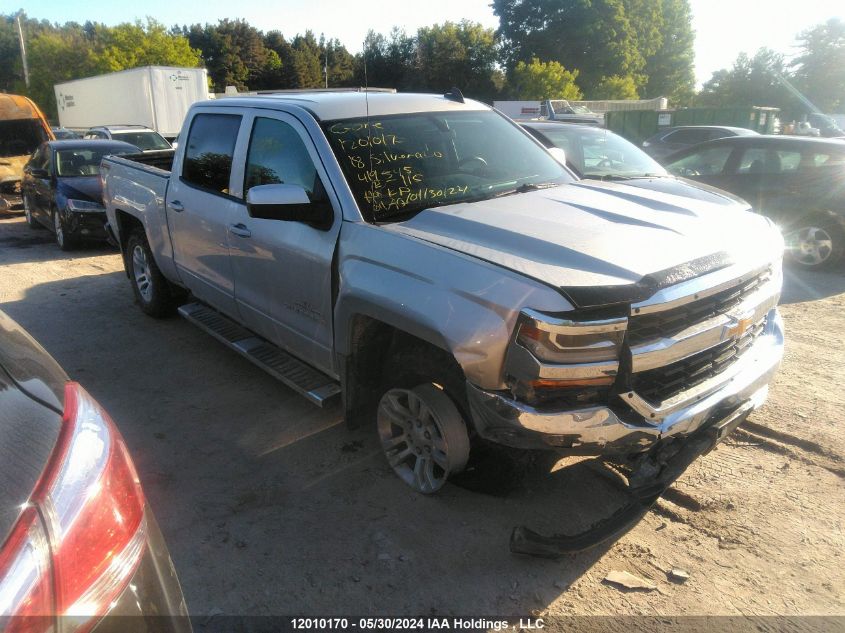 2018 Chevrolet Silverado 1500 VIN: 3GCUKREC9JG419545 Lot: 12010170