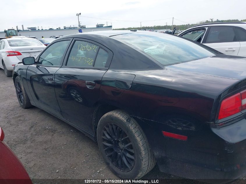 2013 Dodge Charger Sxt VIN: 2C3CDXHG0DH713725 Lot: 12010172