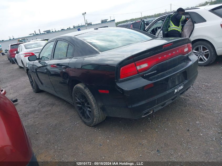 2013 Dodge Charger Sxt VIN: 2C3CDXHG0DH713725 Lot: 12010172