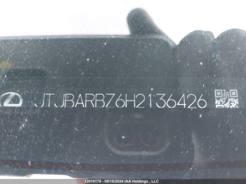 2017 Lexus Nx 200T/Base/F Sport VIN: JTJBARBZ6H2136426 Lot: 12010175