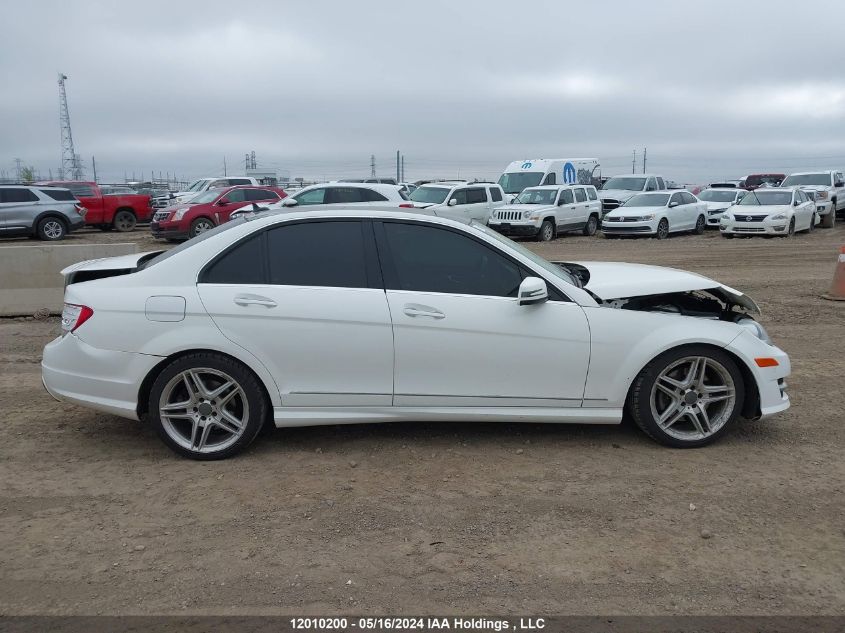 2013 Mercedes-Benz C-Class VIN: WDDGF8JB0DA881428 Lot: 12010200