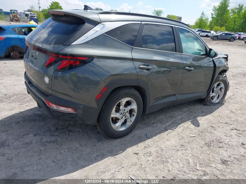 2022 Hyundai Tucson Preferred Fwd VIN: KM8JB3AE1NU018836 Lot: 12010204