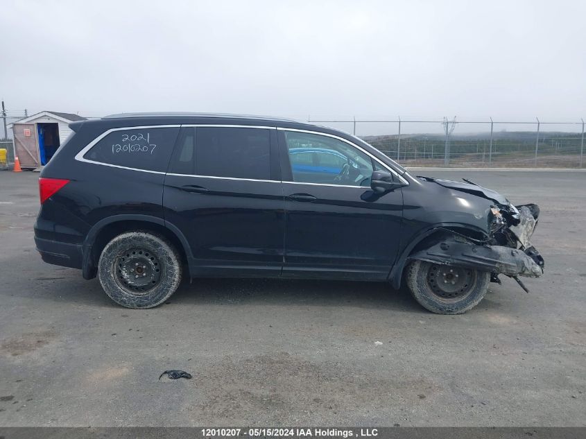 2021 Honda Pilot VIN: 5FNYF6H73MB500876 Lot: 12010207