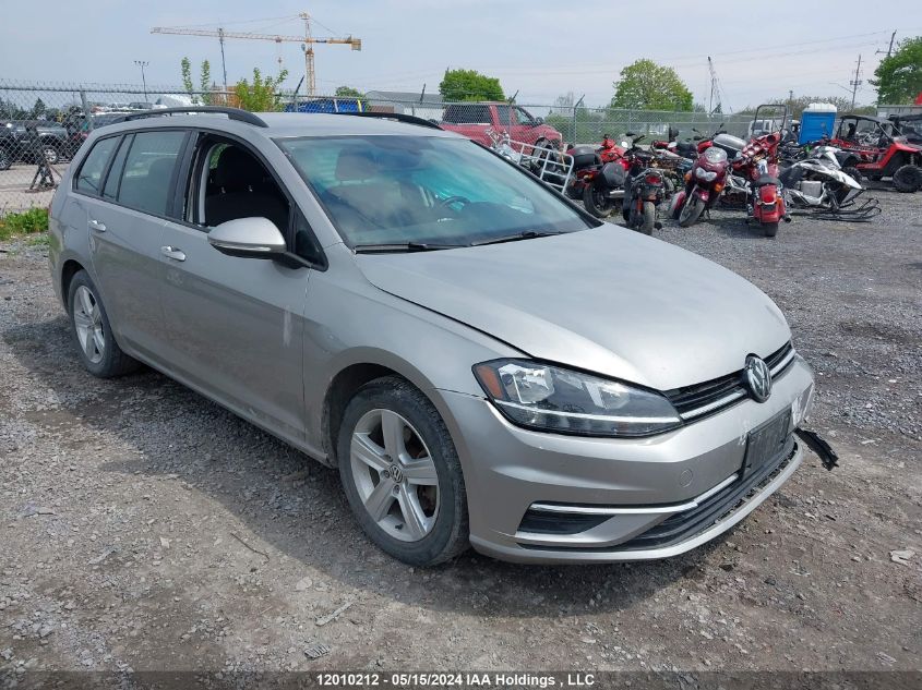 2019 Volkswagen Golf Sportwagen VIN: 3VW117AU7KM518339 Lot: 12010212