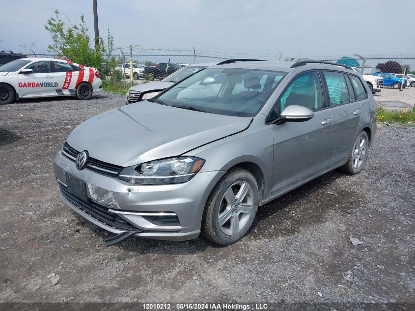 2019 Volkswagen Golf Sportwagen VIN: 3VW117AU7KM518339 Lot: 12010212