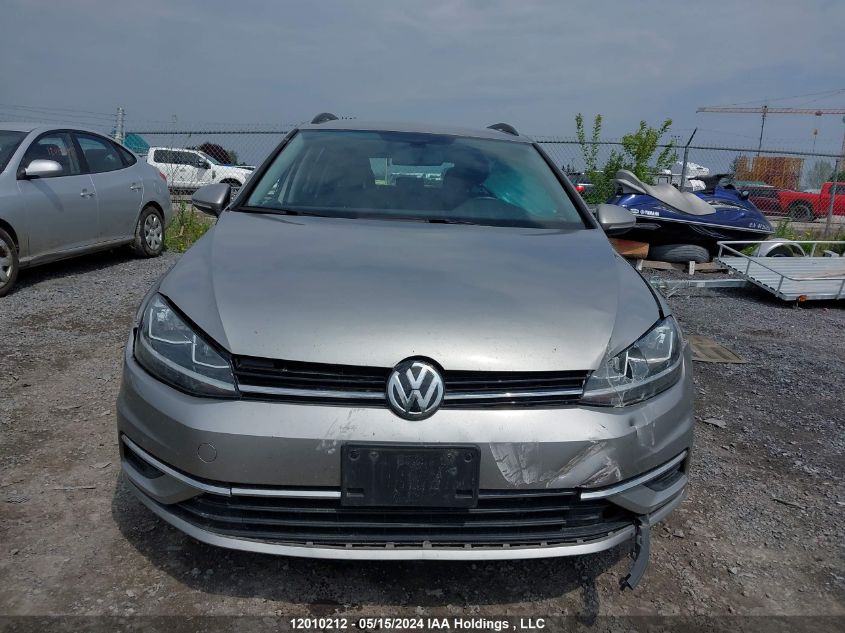 2019 Volkswagen Golf Sportwagen VIN: 3VW117AU7KM518339 Lot: 12010212