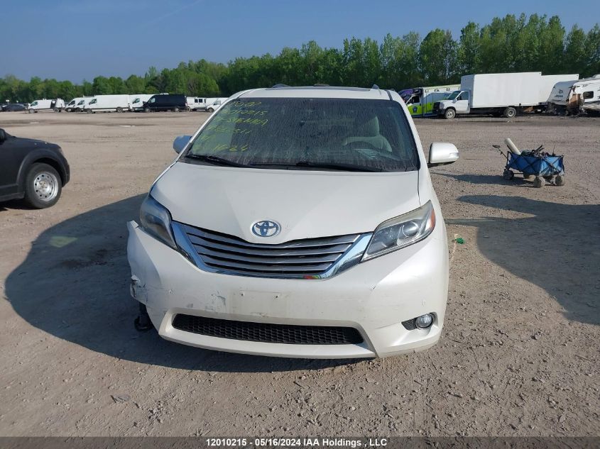 2017 Toyota Sienna Limited 7-Passenger VIN: 5TDYZ3DC6HS866311 Lot: 12010215